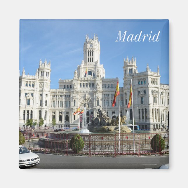 Plaza de Cibeles, Madrid Magnet (Front)