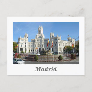 Plaza de Cibeles, Madrid Postcard