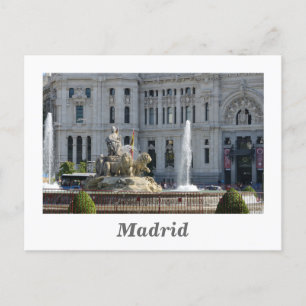 Plaza de Cibeles, Madrid Postcard