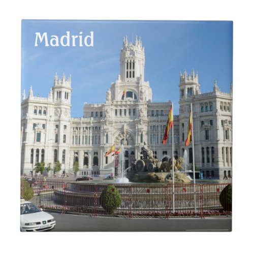 Plaza de Cibeles Madrid Tile