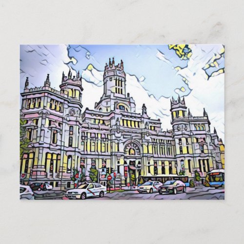 Plaza de Cibeles Postcard