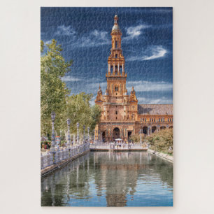 Plaza de España in Sevilla, Spain Jigsaw Puzzle