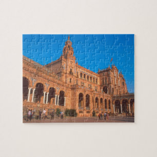 Plaza de Espana in Seville, Spain. Jigsaw Puzzle