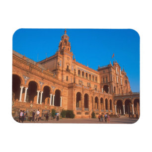 Plaza de Espana in Seville, Spain. Magnet