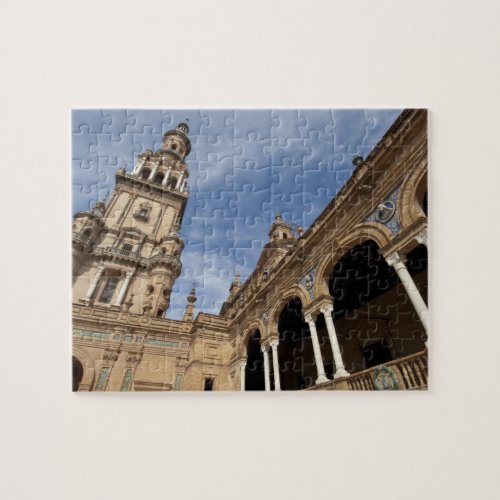 Plaza de Espana Seville Andalusia Spain Jigsaw Puzzle