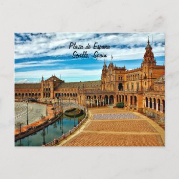 Plaza De Espana  Seville. Spain Postcard by Virginia5050 at Zazzle