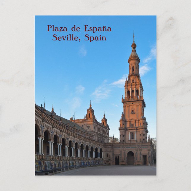 Plaza de España Tower Postcard (Front)