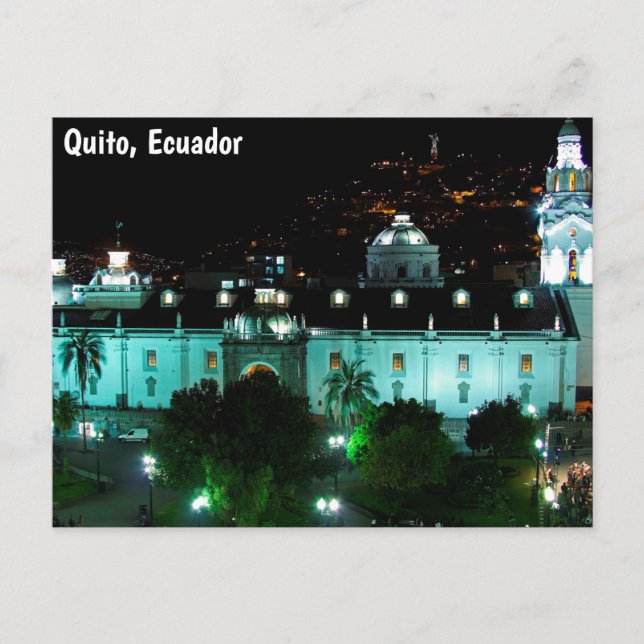 Plaza de la Independencia, Quito, Ecuador Postcard (Front)