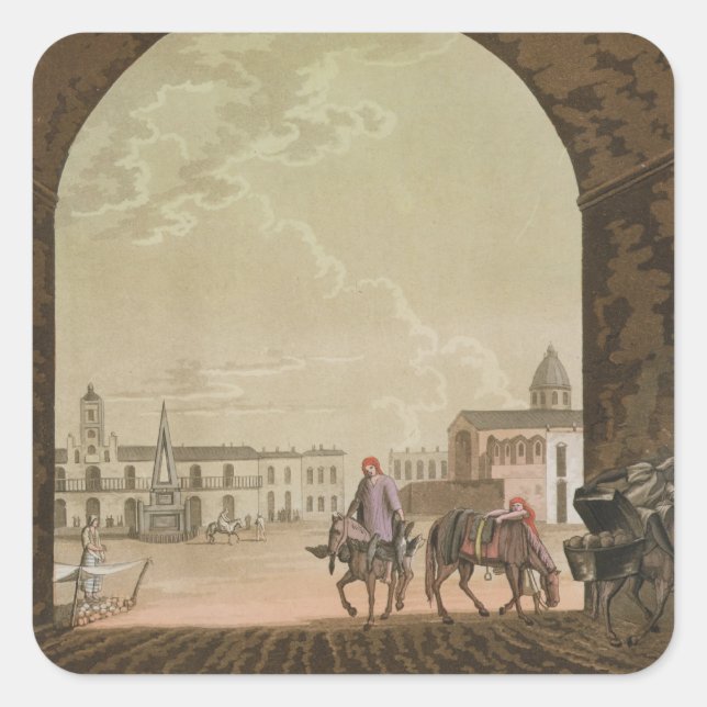 Plaza de Mayo, Buenos Aires, Argentina, from 'Le C Square Sticker (Front)