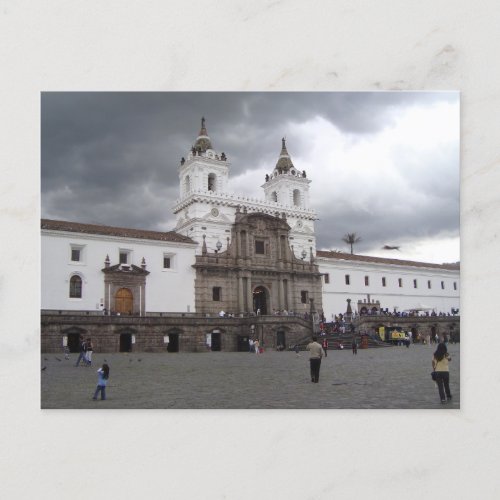 Plaza de San Francisco Quito Ecuador Postcard