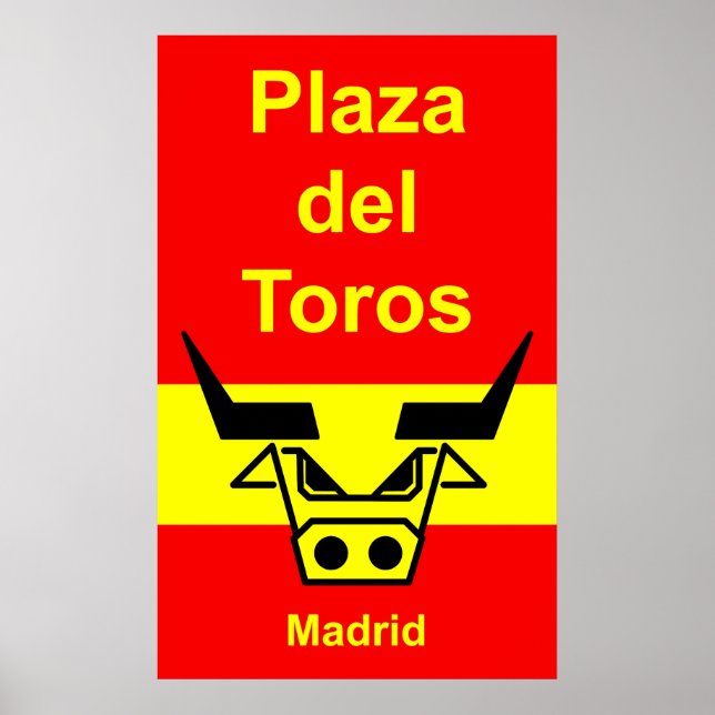 Plaza del Toros Poster (Front)