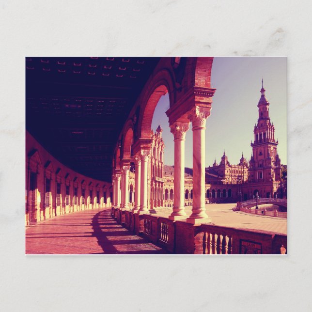 Plaza Espana, Sevilla, Spain Postcard (Front)