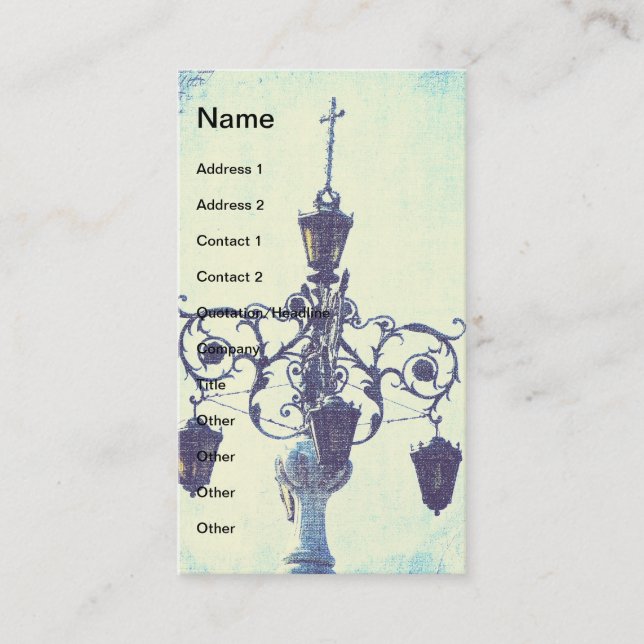 Plaza Light Business Card (Front)