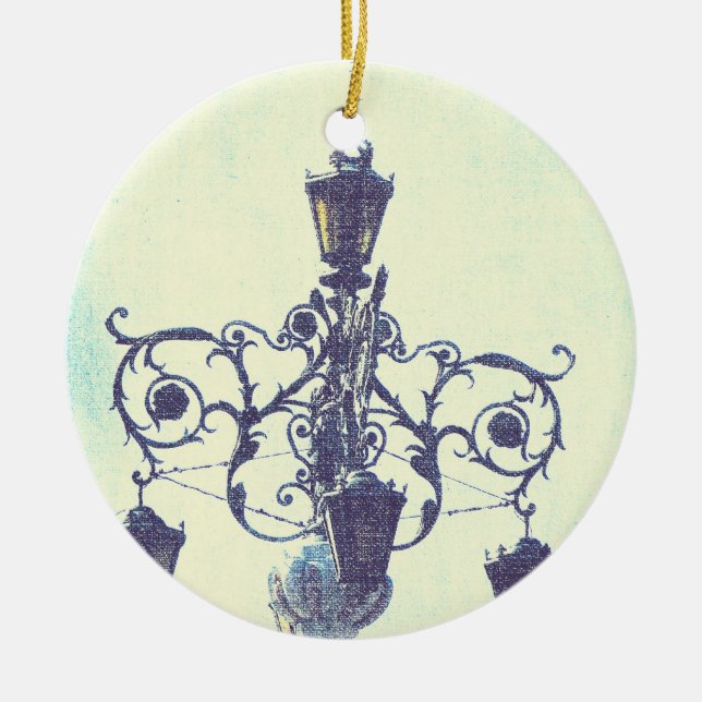 Plaza Light Ceramic Ornament (Front)