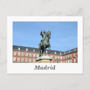 Plaza Mayor, Madrid Postcard