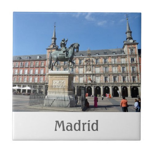 Plaza Mayor Madrid Tile