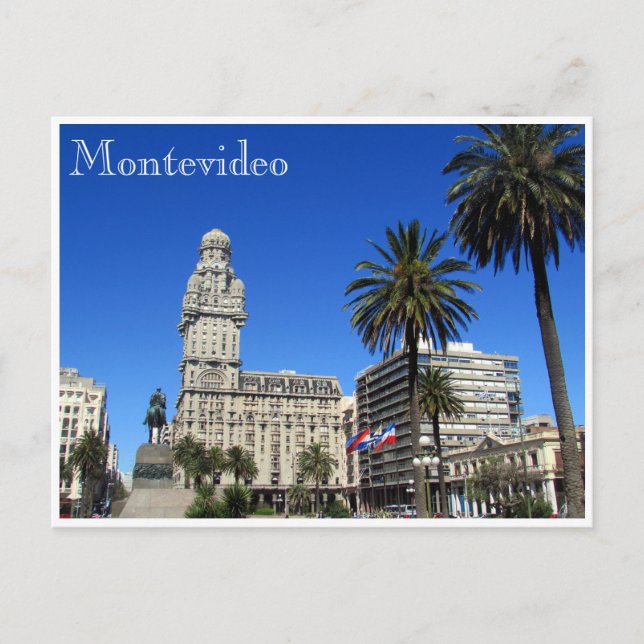 plaza palacio salvo postcard (Front)