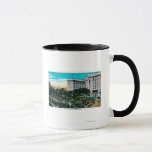 Plaza Park and U.S. Grant HotelSan Diego, CA Mug