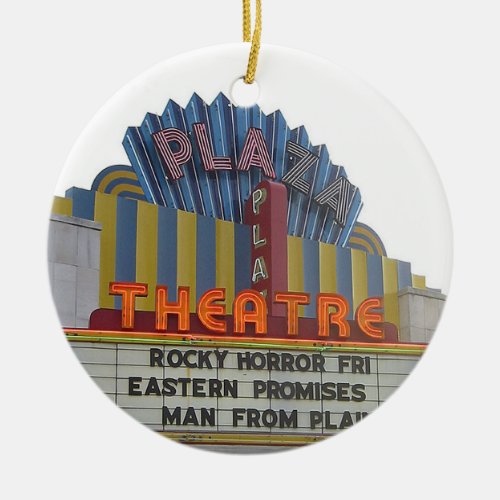 Plaza Theater Plaza Theater AtlantaPlaza Theater Ceramic Ornament