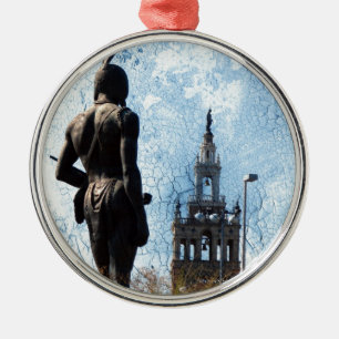 Plaza View Metal Ornament