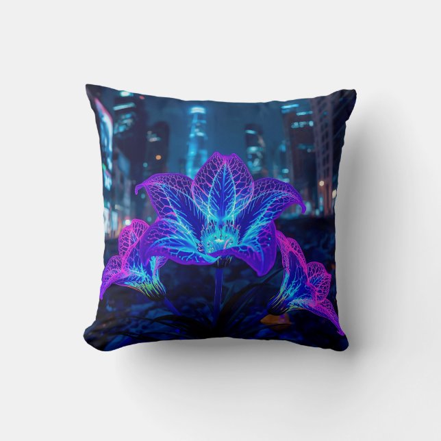 Plazma Throw Pillow (Front)