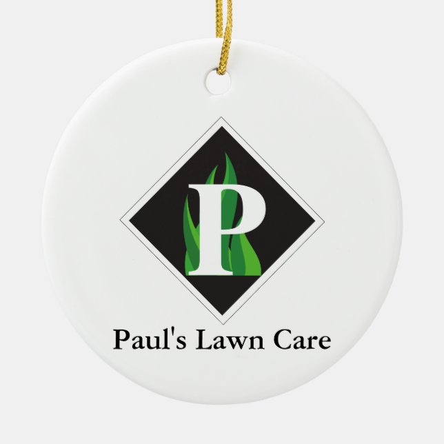 PLC Ceramic Circle Ornament Of the Normal Logo  (Front)