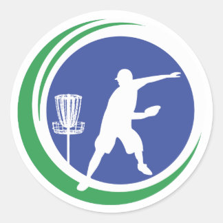 PLDGA Logo Classic Round Sticker