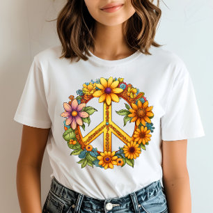 Pleace sign bloom harmony T-Shirt