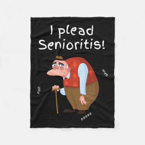 Plead Senioristis Old Senior Man Woman Aging Alzh Fleece Blanket