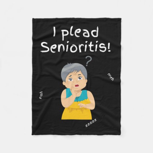 Plead Senioristis Old Senior Man Woman Aging Alzh Fleece Blanket