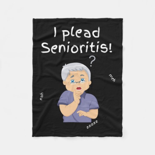 Plead Senioristis Old Senior Man Woman Aging Alzh Fleece Blanket