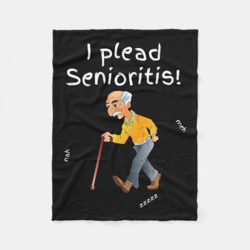 Plead Senioristis Old Senior Man Woman Aging Alzh Fleece Blanket