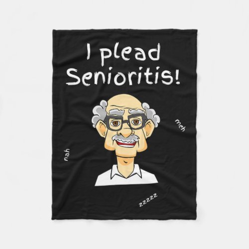 Plead Senioristis Old Senior Man Woman Aging Alzh Fleece Blanket