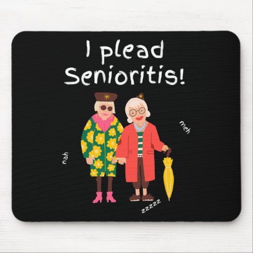 Plead Senioristis Old Senior Man Woman Aging Alzh Mouse Pad