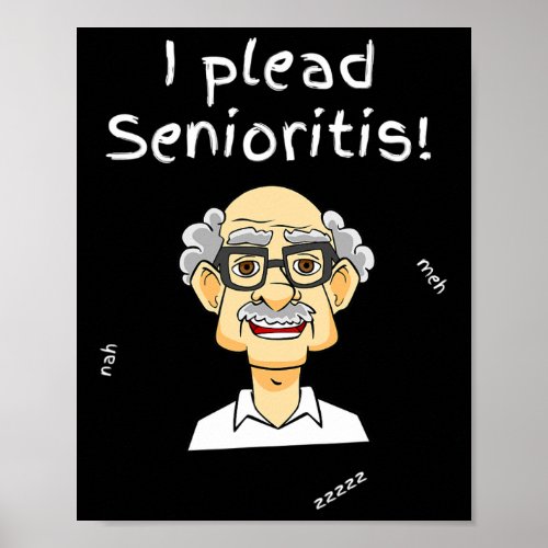 Plead Senioristis Old Senior Man Woman Aging Alzh Poster