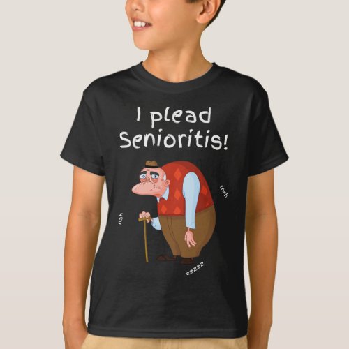 Plead Senioristis Old Senior Man Woman Aging Alzh T_Shirt