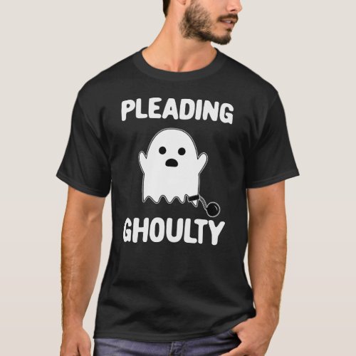 Pleading Ghoulty Cute Funny Ghost Pun T_Shirt