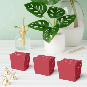 Pleasant Classy Christmas Red - Favor Boxes