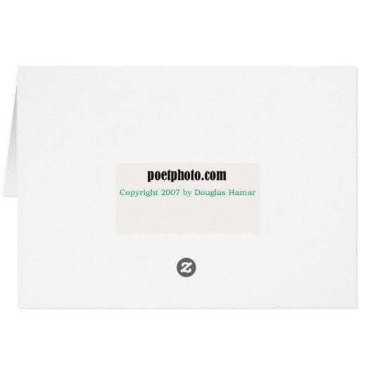 Pleasant dreams card (Back Horizontal)