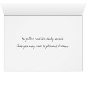 Pleasant dreams card (Inside Horizontal (Bottom))