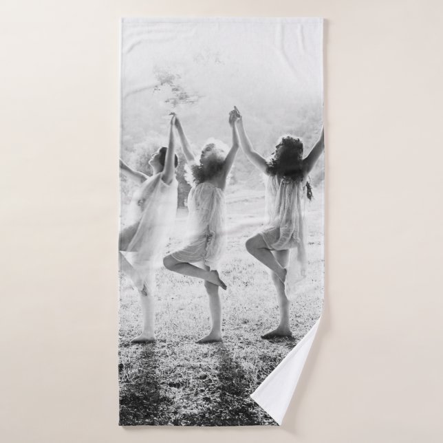 PLEASANT DREAMSwoman, pagan, spiritual, dance, wil Bath Towel (Bath Towel)