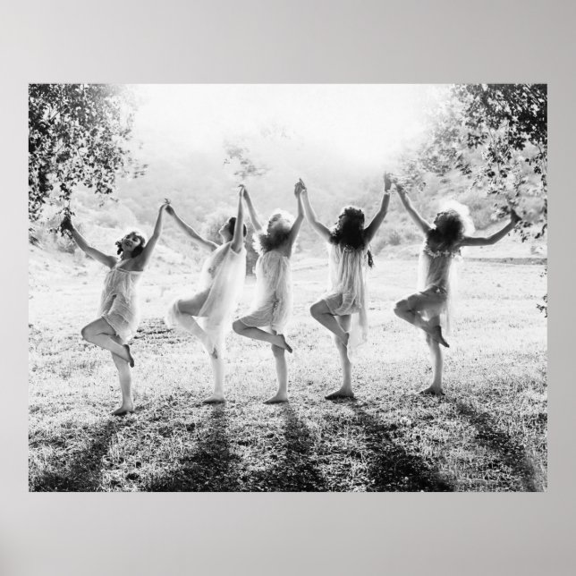 PLEASANT DREAMSwoman, pagan, spiritual, dance, wil Poster (Front)