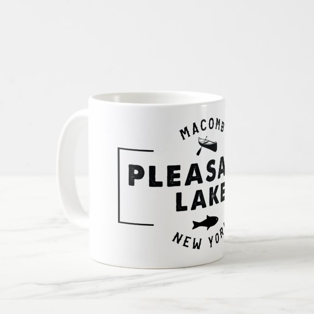 Pleasant Lake coffee mug (Front Left)