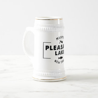 Pleasant Lake White / Gold Stein