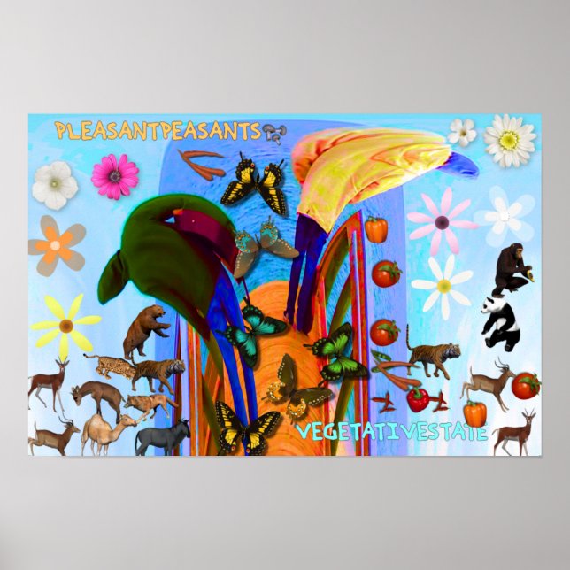 PLEASANT PEASANTS ALBUM COVER POSTER (Front)