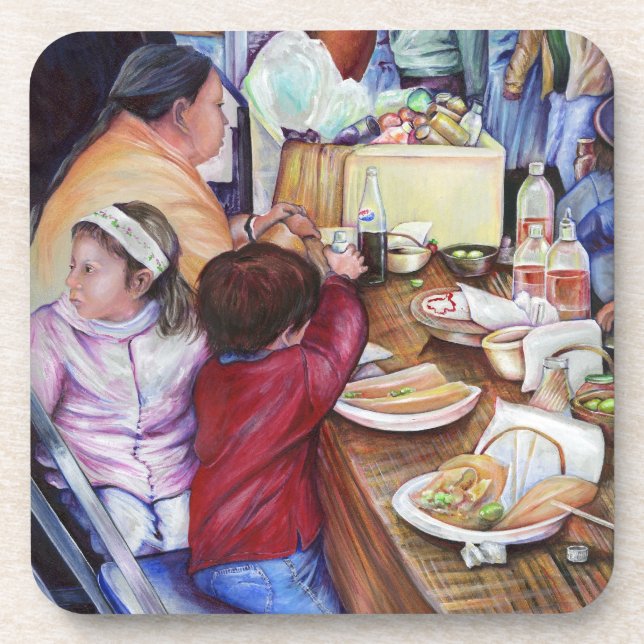 Pleasant Picnic, Mexico Beverage Coaster (Front)