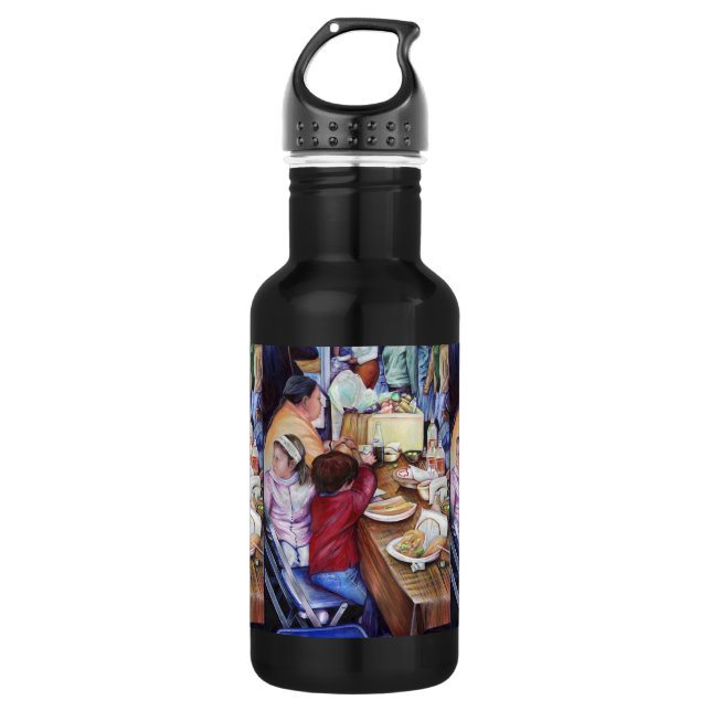 Pleasant Picnic, Mexico Stainless Steel Water Bottle (Front)