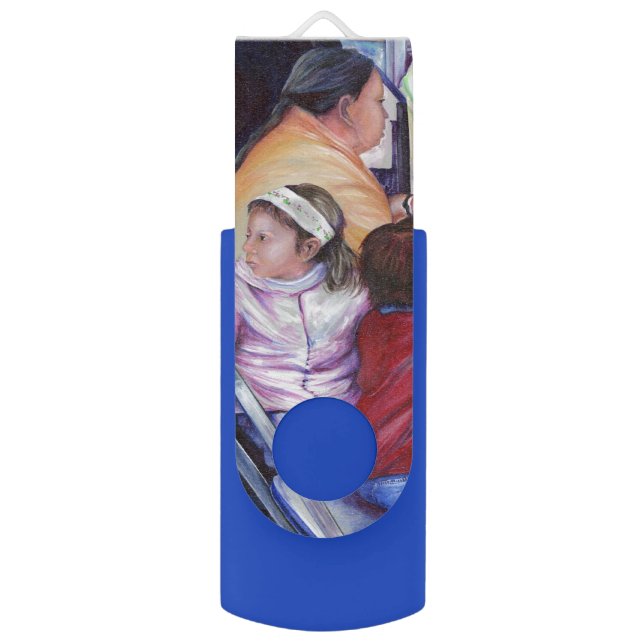 Pleasant Picnic, Mexico USB Flash Drive (Front Vertical)