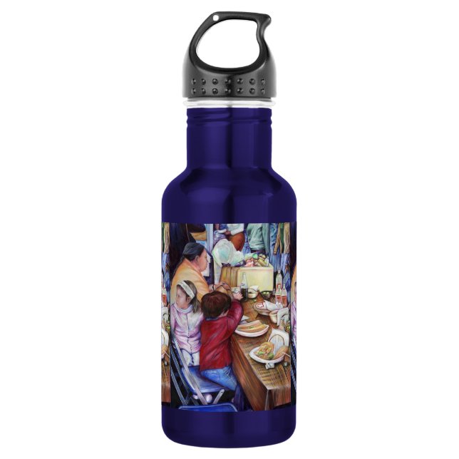 Pleasant Picnic, Mexico Water Bottle (Front)
