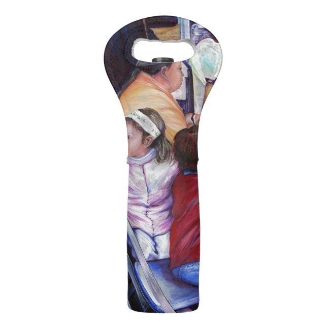 Pleasant Picnic, Mexico Wine Bag (Front)